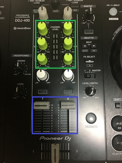 ddj-400で覚える DJミックスに使うノブについて - アへ顔バッドアスギーク